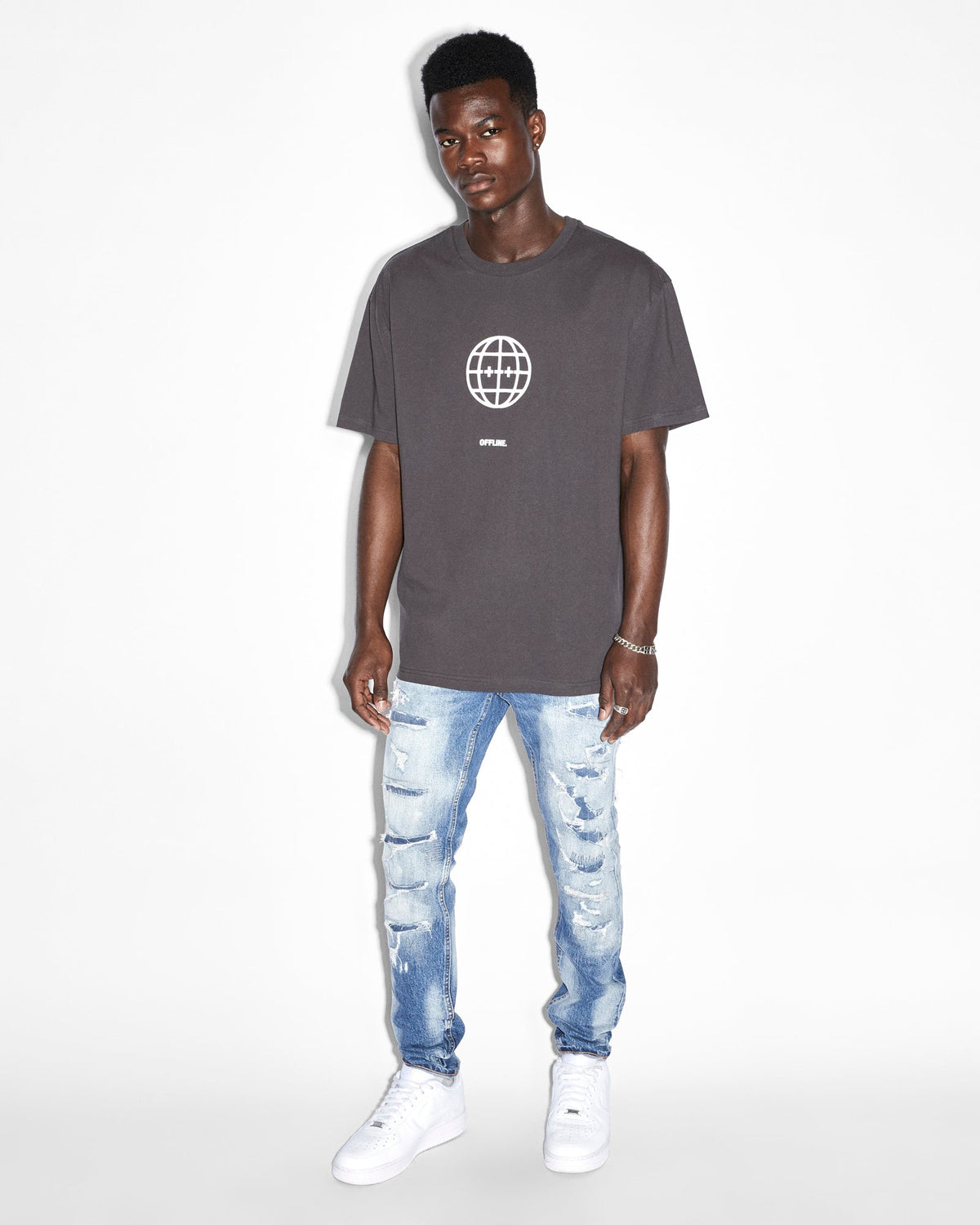 MENS VAN WINKLE TEKTONIK DIALLED DENIM JEANS