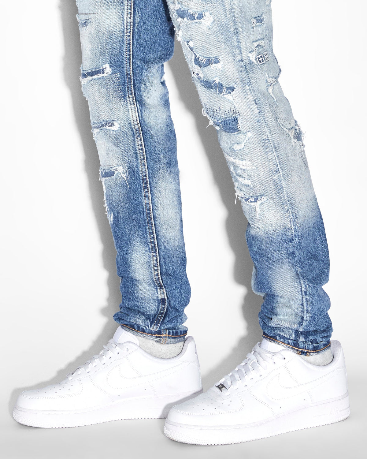 MENS VAN WINKLE TEKTONIK DIALLED DENIM JEANS