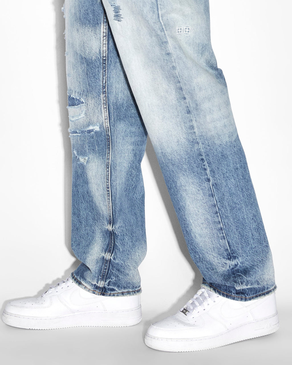 MENS ANTI K TEKTONIK DIALLED DENIM JEANS