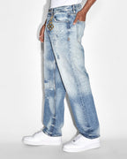 MENS ANTI K TEKTONIK DIALLED DENIM JEANS
