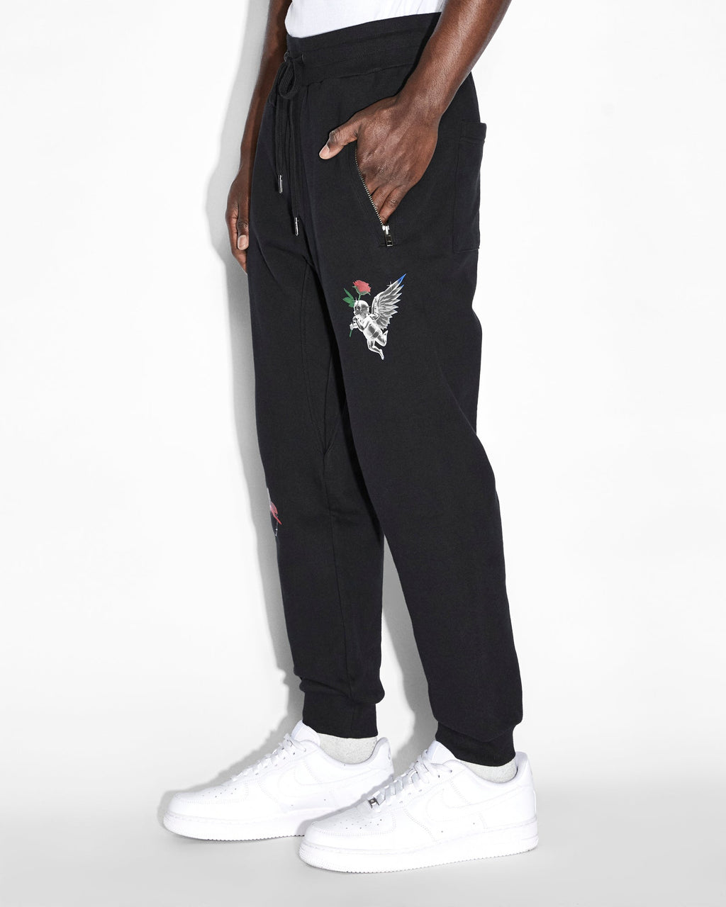 Mens Nft Restore Trak Jet Black Relaxed Pants - Black