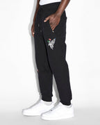 Mens Nft Restore Trak Jet Black Relaxed Pants - Black