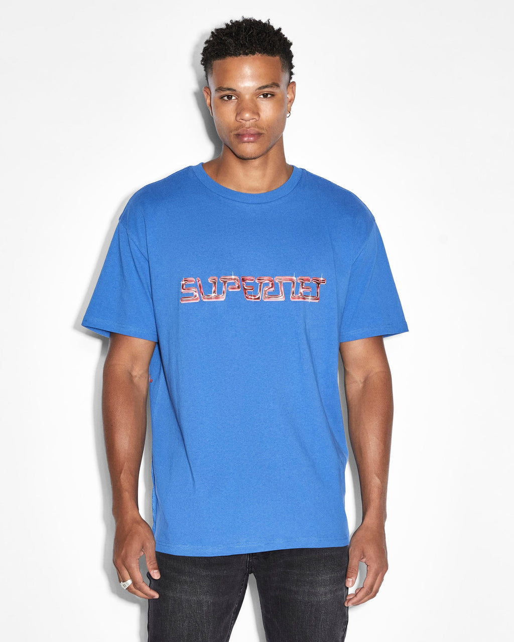 MENS SUPERNET BIGGIE SS TEE COBALT TEES