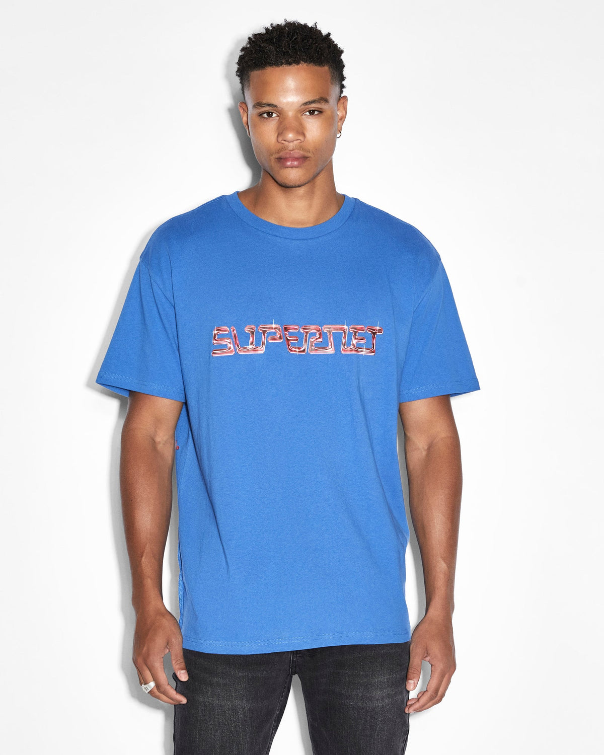 MENS SUPERNET BIGGIE SS TEE COBALT TEES