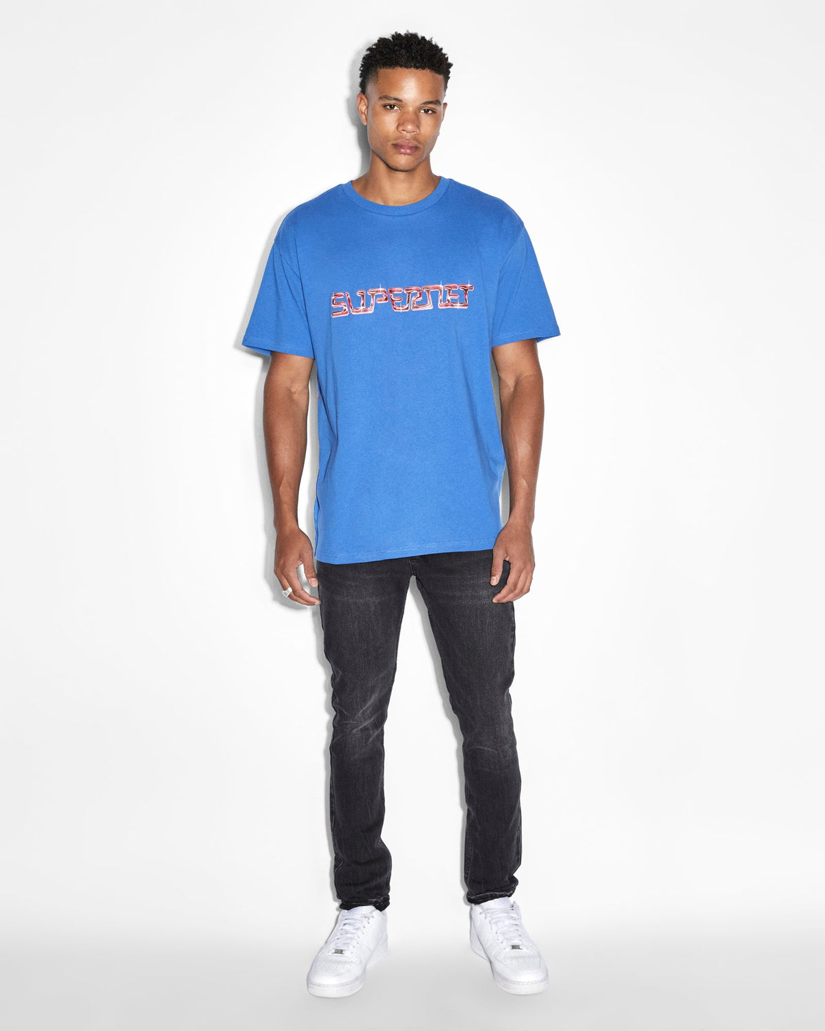 MENS SUPERNET BIGGIE SS TEE COBALT TEES