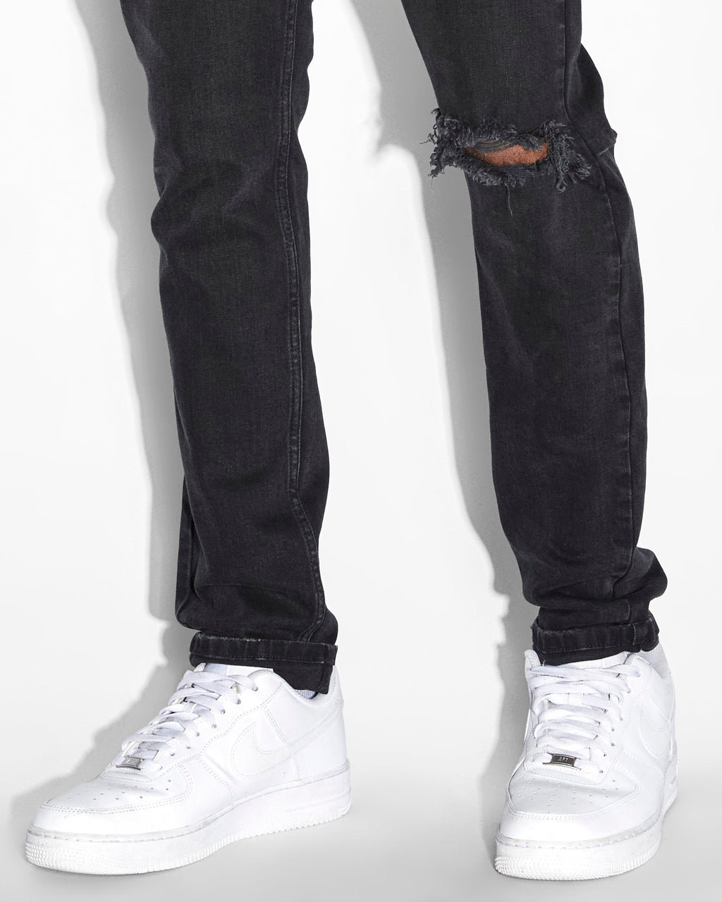 Mens Chitch Team Slim Denim Jeans - Black