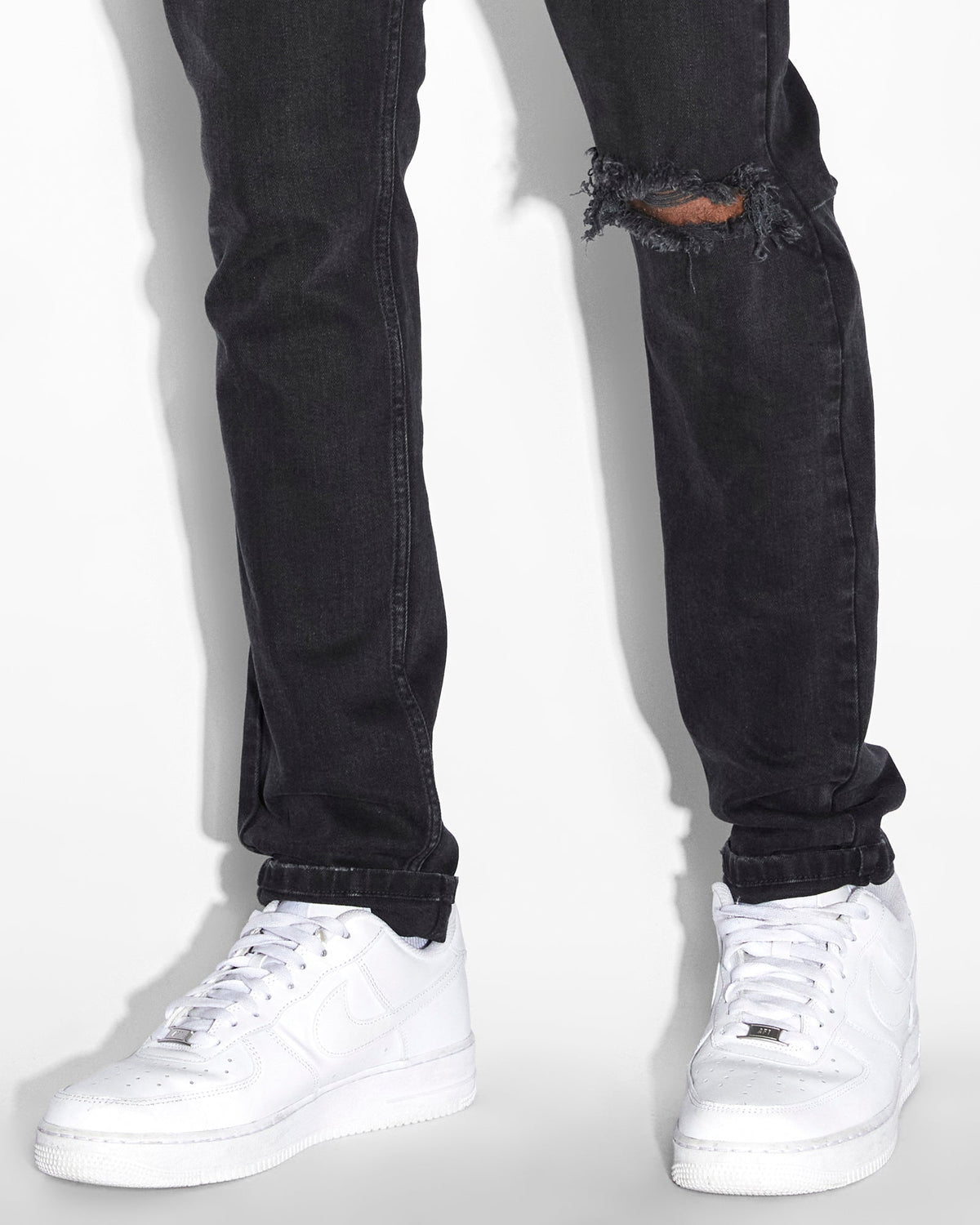 Mens Chitch Team Slim Denim Jeans - Black