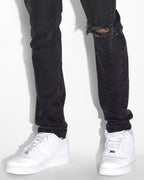 Mens Chitch Team Slim Denim Jeans - Black