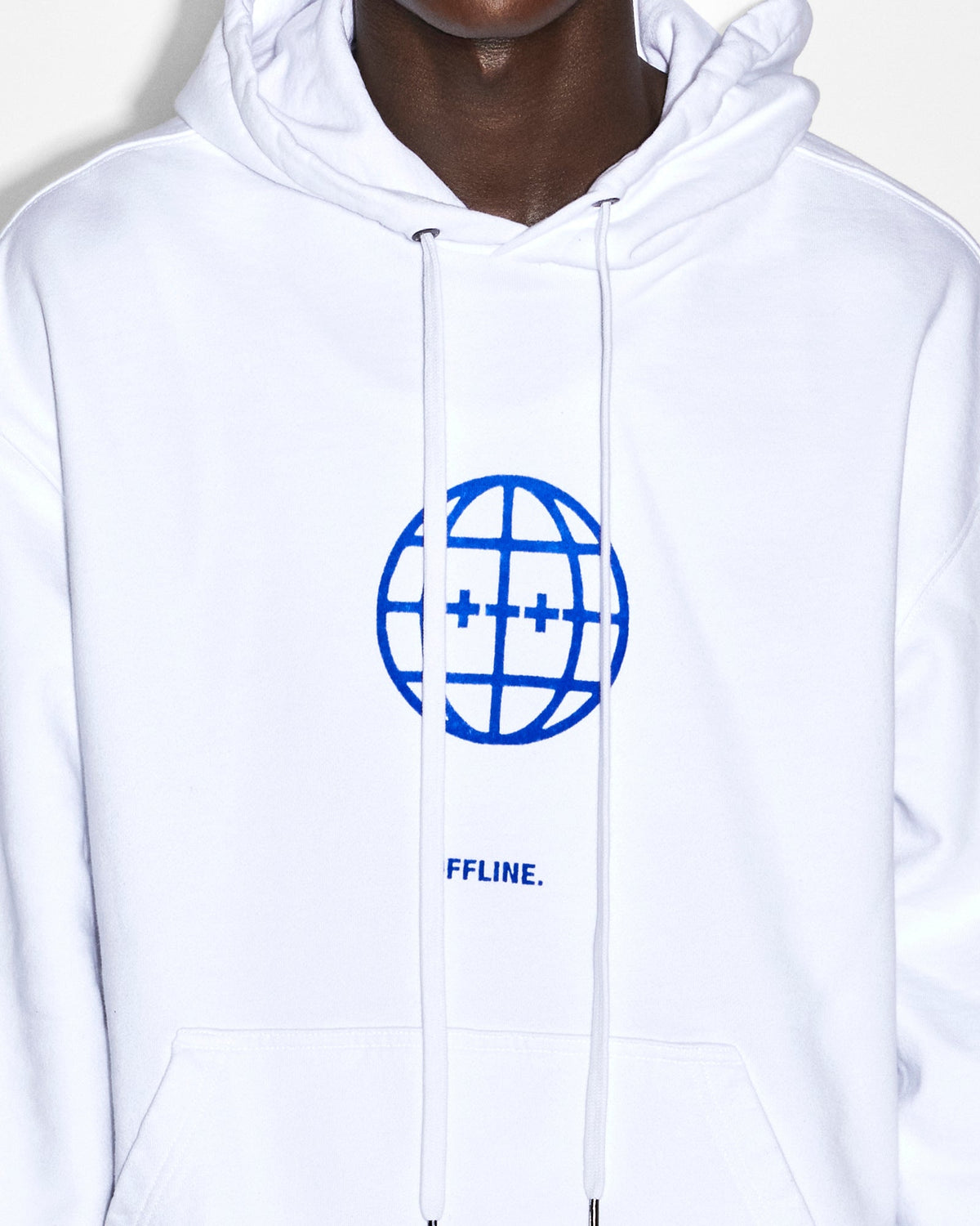 MENS OFFLINE BIGGIE HOODIE TRU WHITE FLEECE