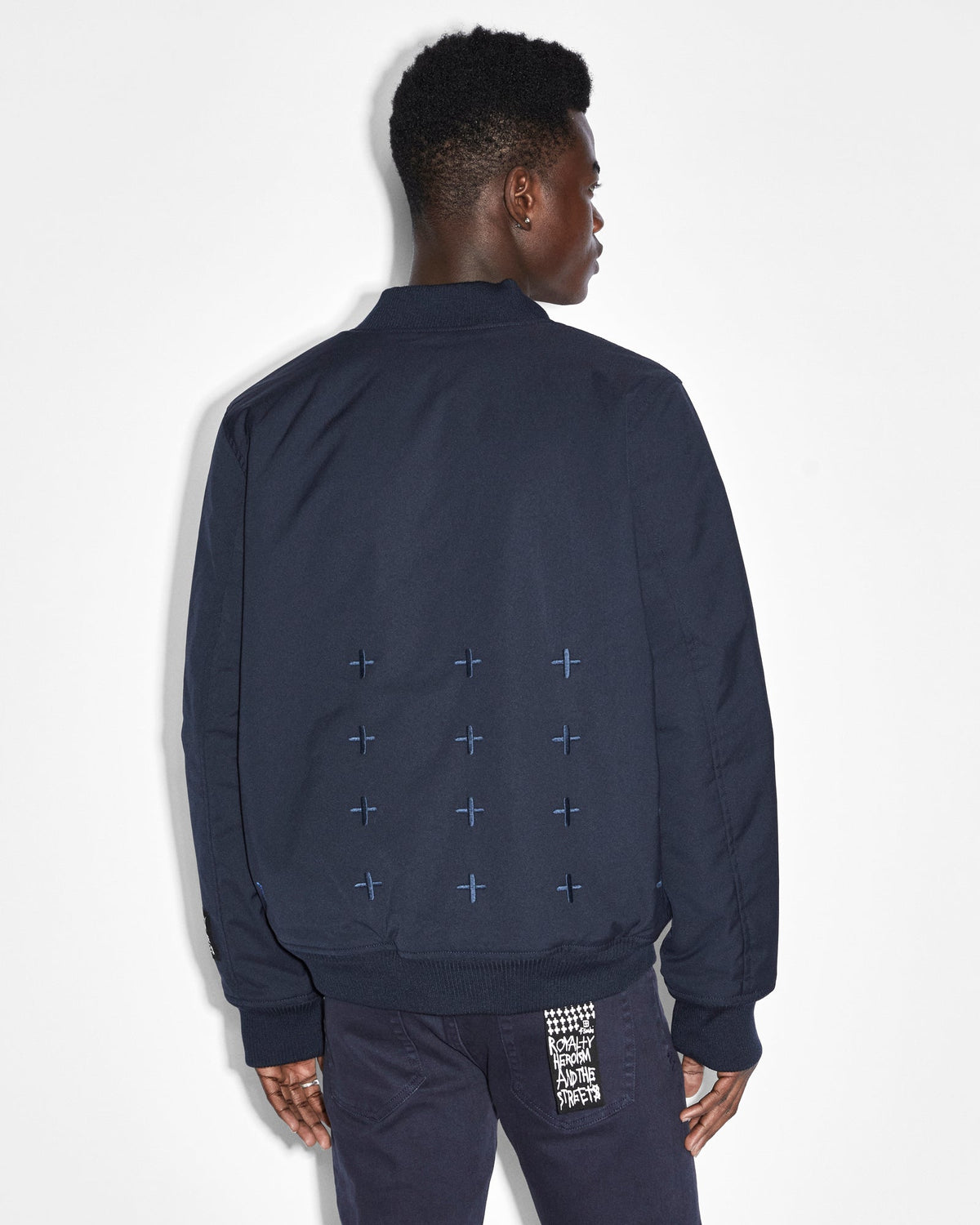 NFT REVERSIBLE BOMBER JACKET MIDNIGHT