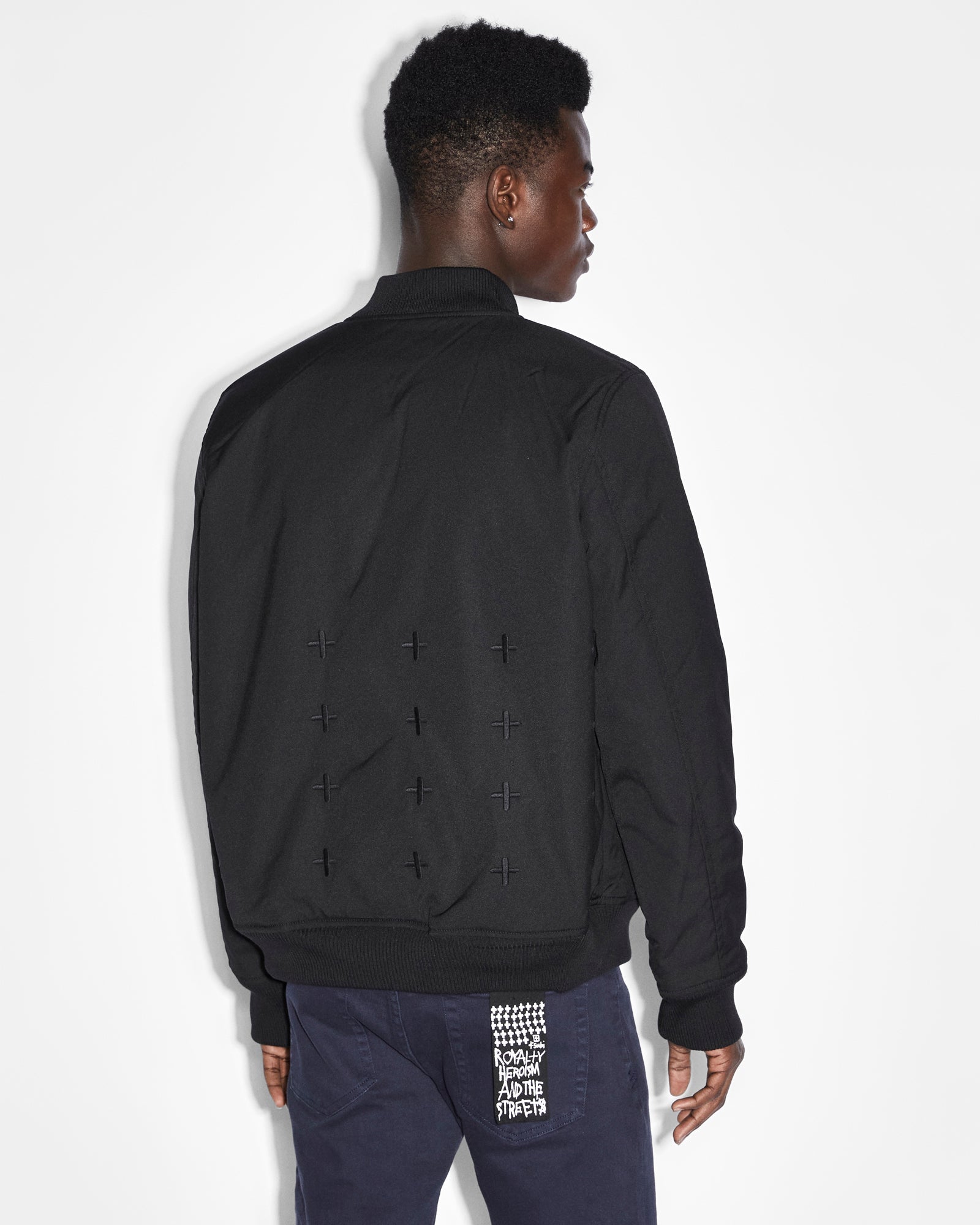 NFT REVERSIBLE BOMBER JACKET MIDNIGHT