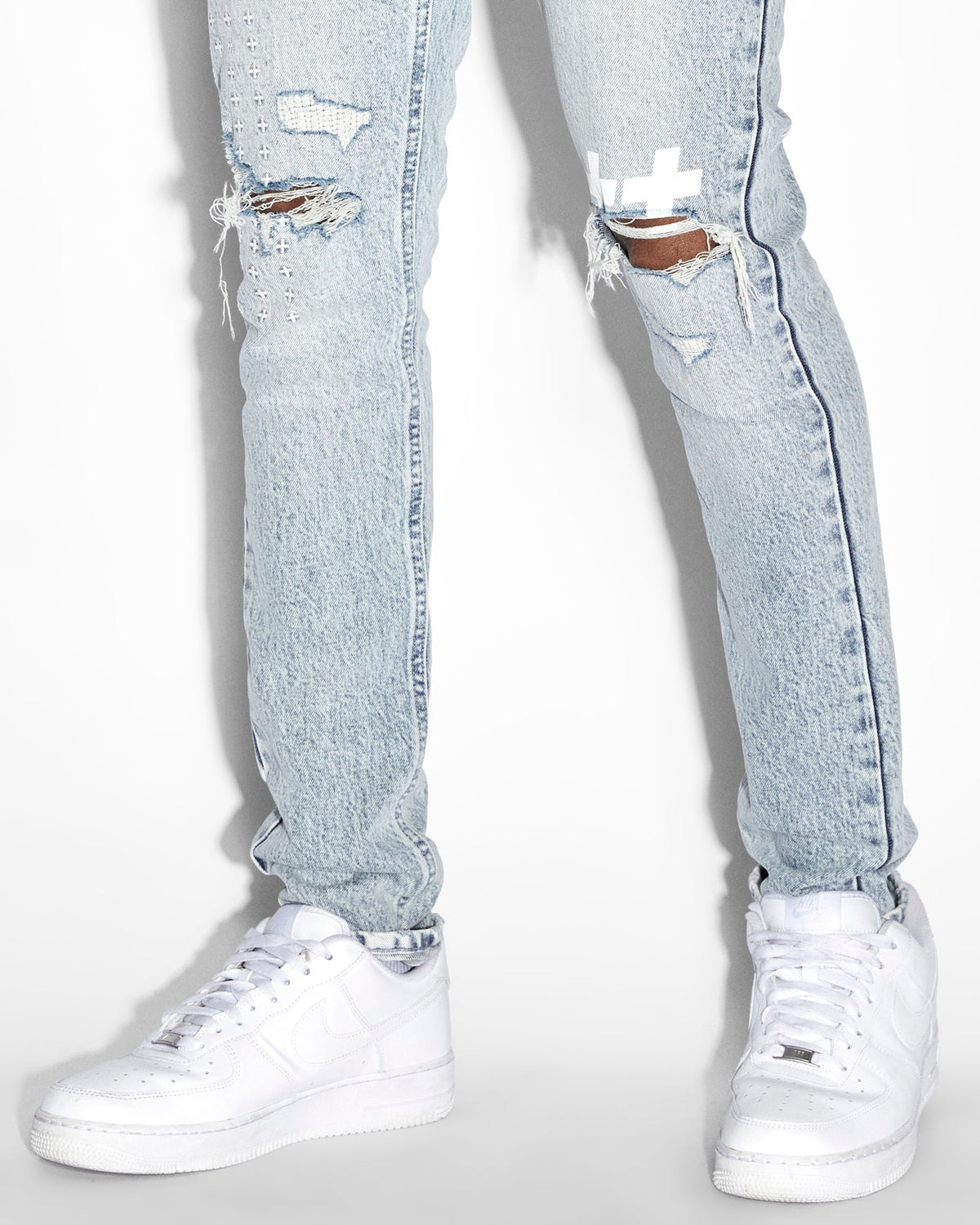 Mens Van Winkle Tricks Skinny Denim Jeans - Denim