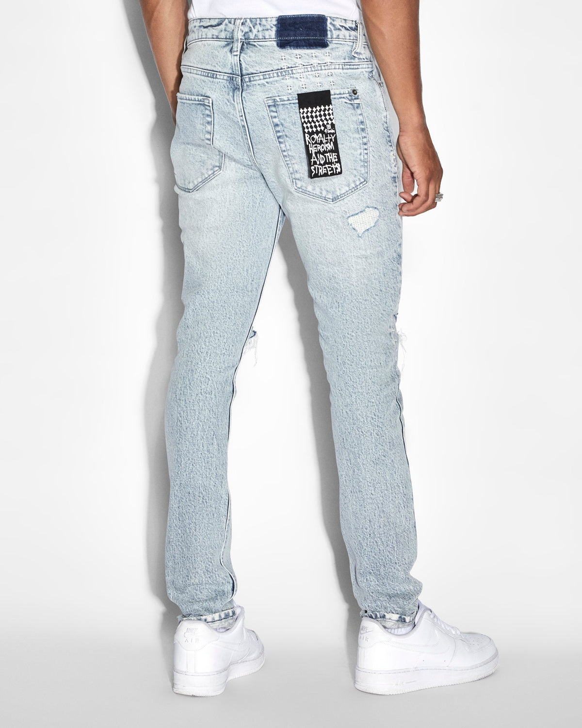 Mens Van Winkle Tricks Skinny Denim Jeans - Denim