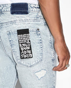 Mens Van Winkle Tricks Skinny Denim Jeans - Denim