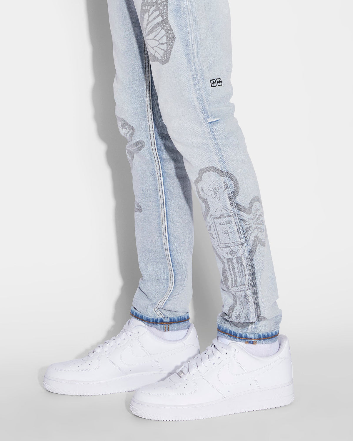 MENS CHITCH KUT OUT NIMBUS DENIM JEANS