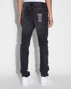 MENS CHITCH KUT OUT BLACK DENIM JEANS
