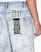 Mens Maxx Unearthly Baggy Denim Jeans - Denim