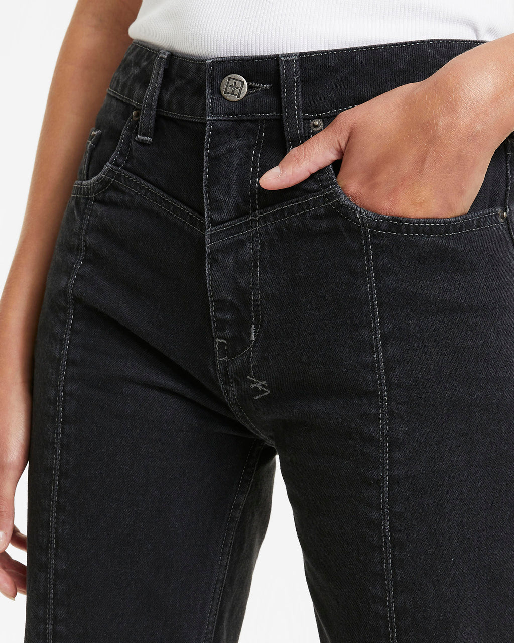 WOMENS NEW WAVE JEAN SHADOWS DENIM JEANS