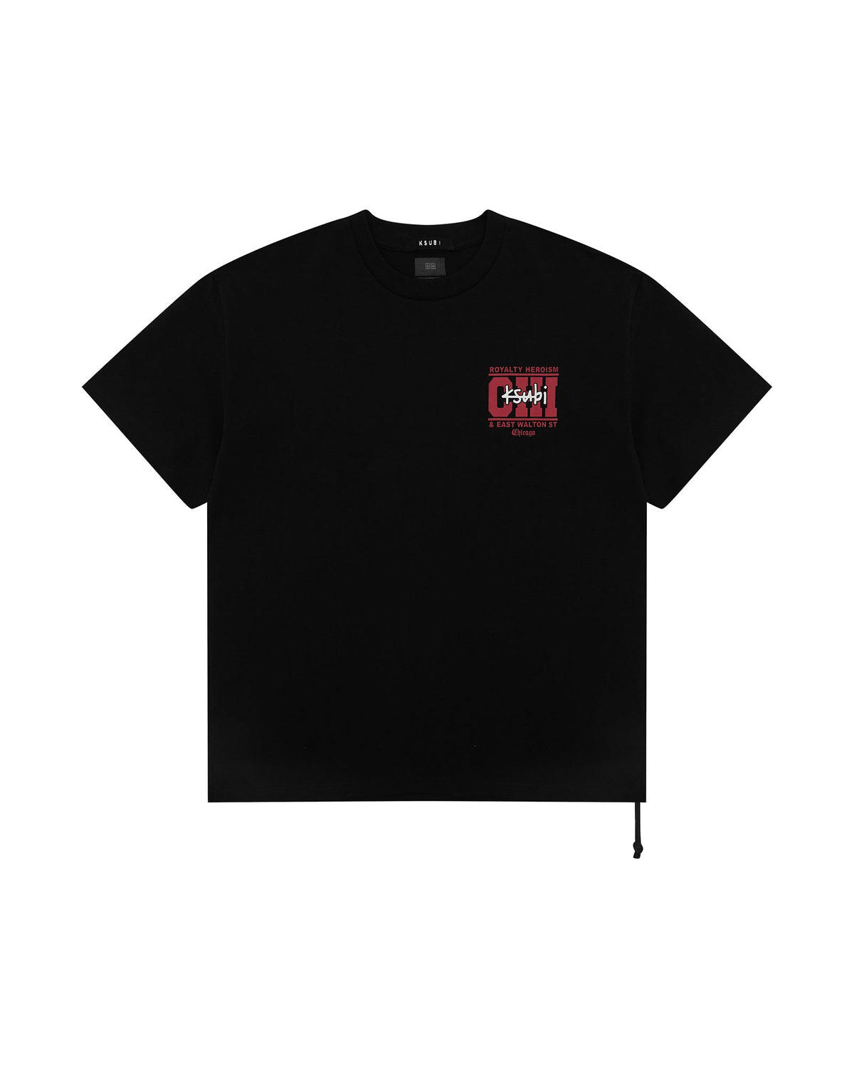 MENS CHICAGO AND THE STREETS SS BIGGIE TEE BLACK TEES