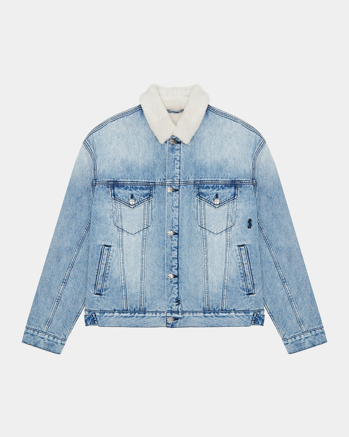 MENS OH G JACKET SHERPA MID BLUE JACKETS