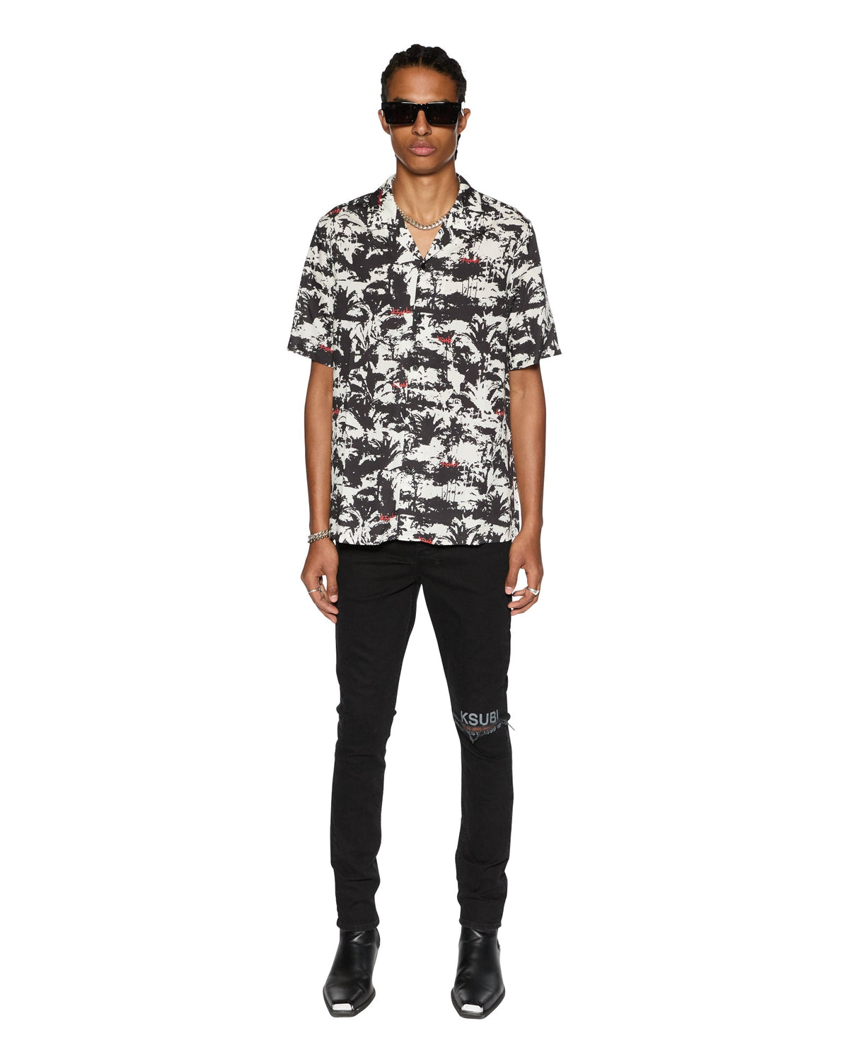 MENS PALMTREE RESORT SS SHIRT MULTI SHIRTS