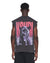 MENS  PANTHERA CUT OFF BIGGIE TEE ASH OVERSIZED TEES