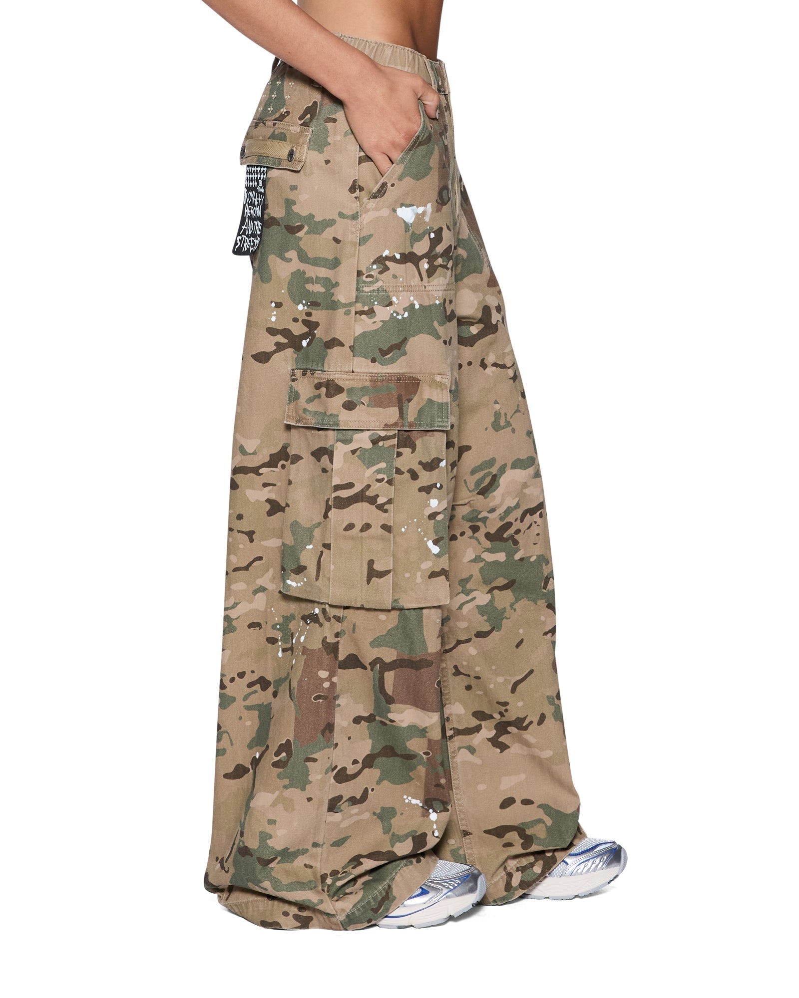 WOMENS KSUPER CARGO PANT WOODLAND CAMO PANTS