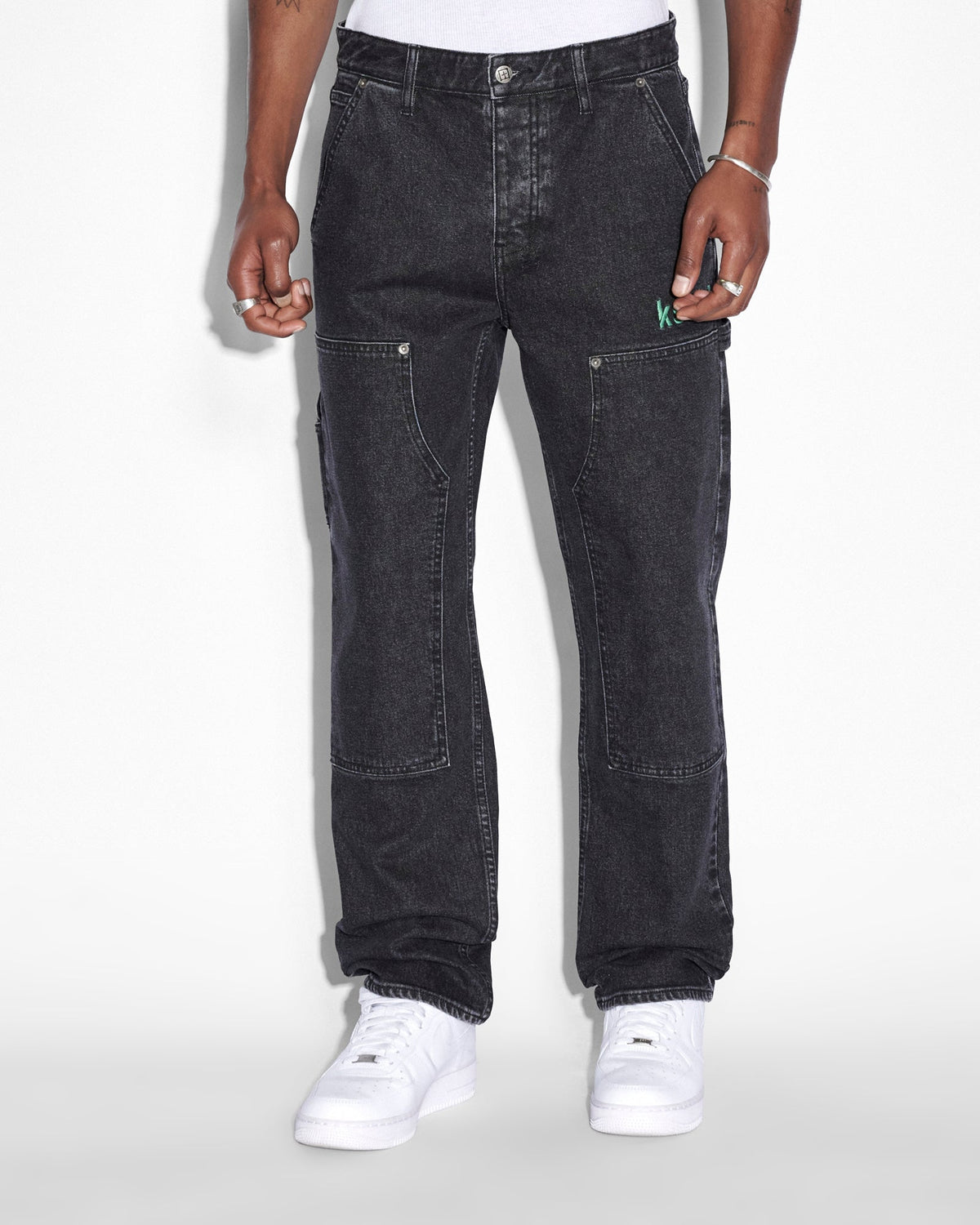 Mens Readyset Pant Black Denim Straight Pants - Black