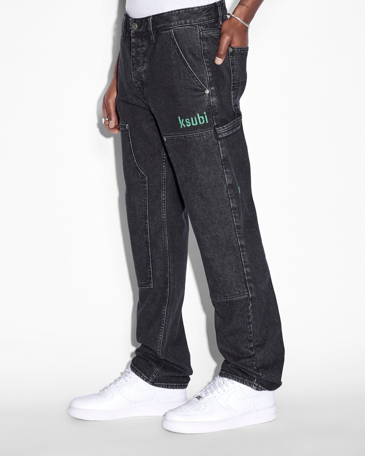 Mens Readyset Pant Black Denim Straight Pants - Black
