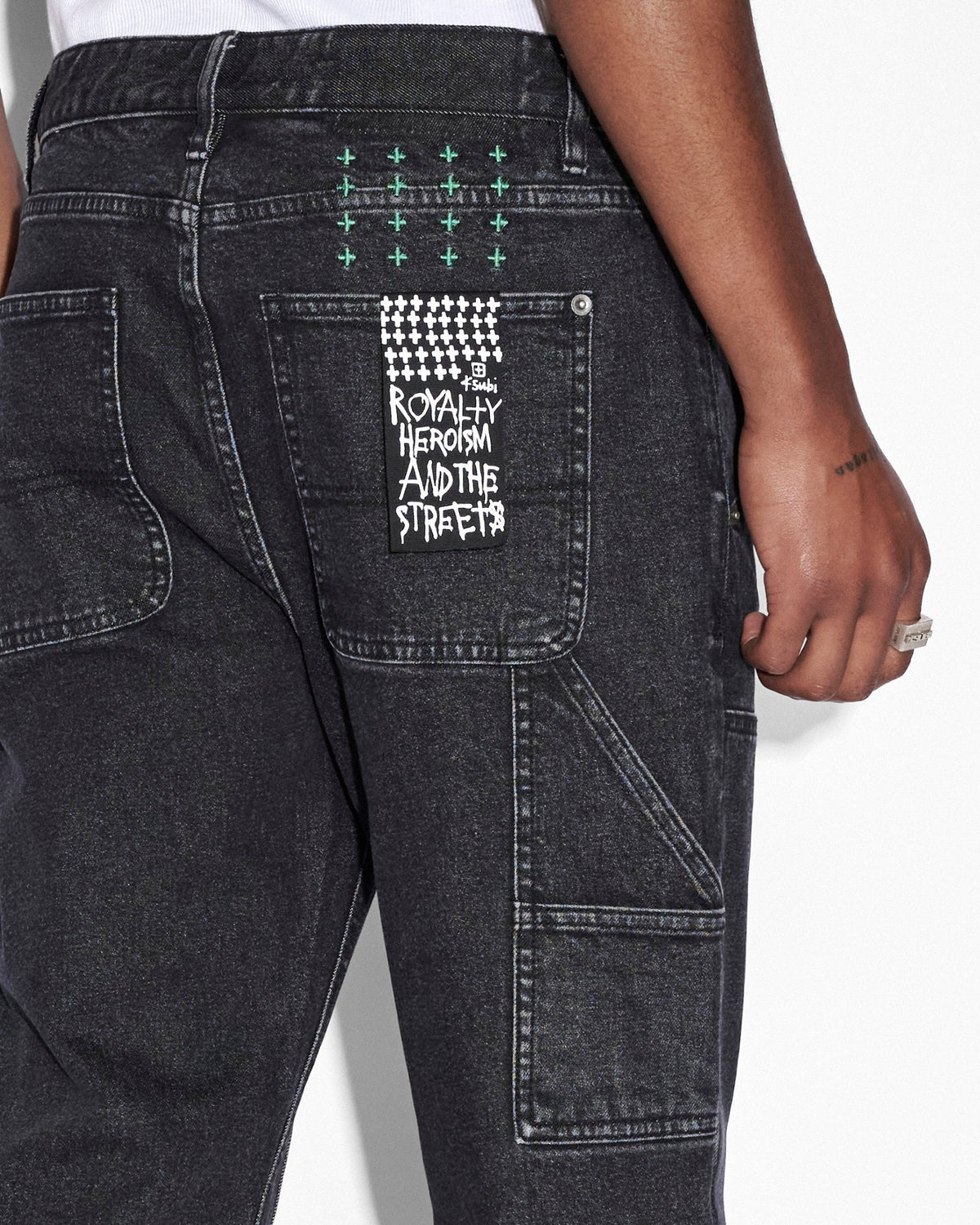 Mens Readyset Pant Black Denim Straight Pants - Black