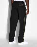 Mens Synthesis Pant Black Yellow Slim Pants - Black