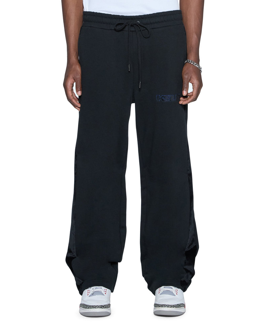 MENS 4X4 LUXE SYNTHESIS TRAK PANT COBALT BLACK PANTS