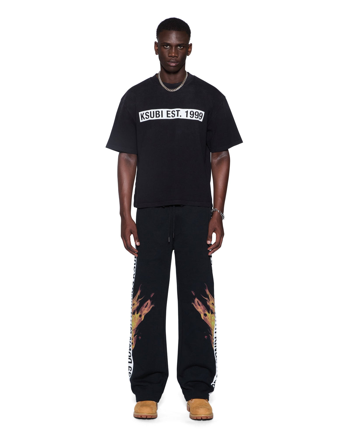 KINGS SYNTHESIS TRAK PANT BLACK FADE