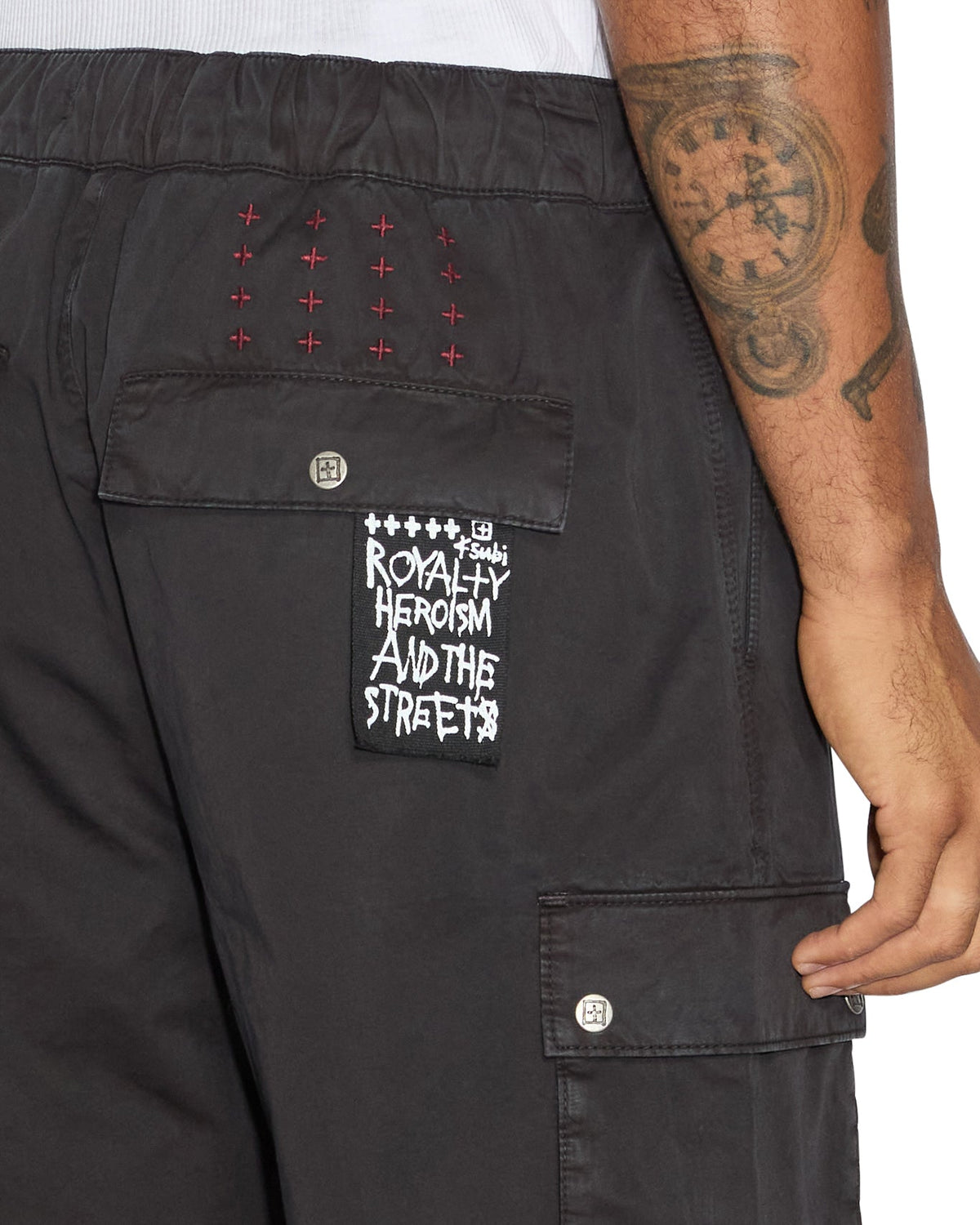 MENS KRUSH CARGO PANT BLACK PANTS