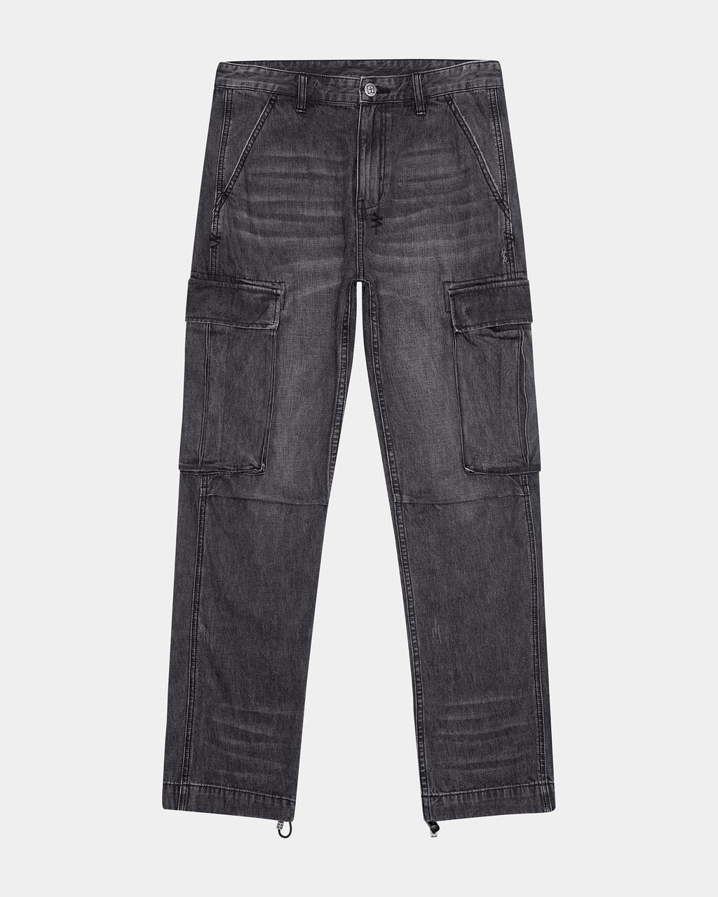 MENS RIOT CARGO PANT FADED BLACK PANTS
