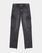 MENS RIOT CARGO PANT FADED BLACK PANTS