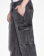 MENS RIOT CARGO PANT ANGST BLACK PANTS