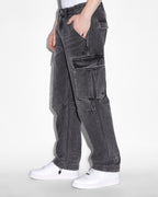 MENS RIOT CARGO PANT ANGST BLACK PANTS