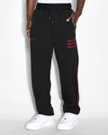 SCRIPTED SYNTHESIS PANT BLACK/RED