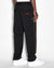 MENS  SCRIPTED SYNTHESIS PANT BLACK/RED RELAXED TAPERED PANTS