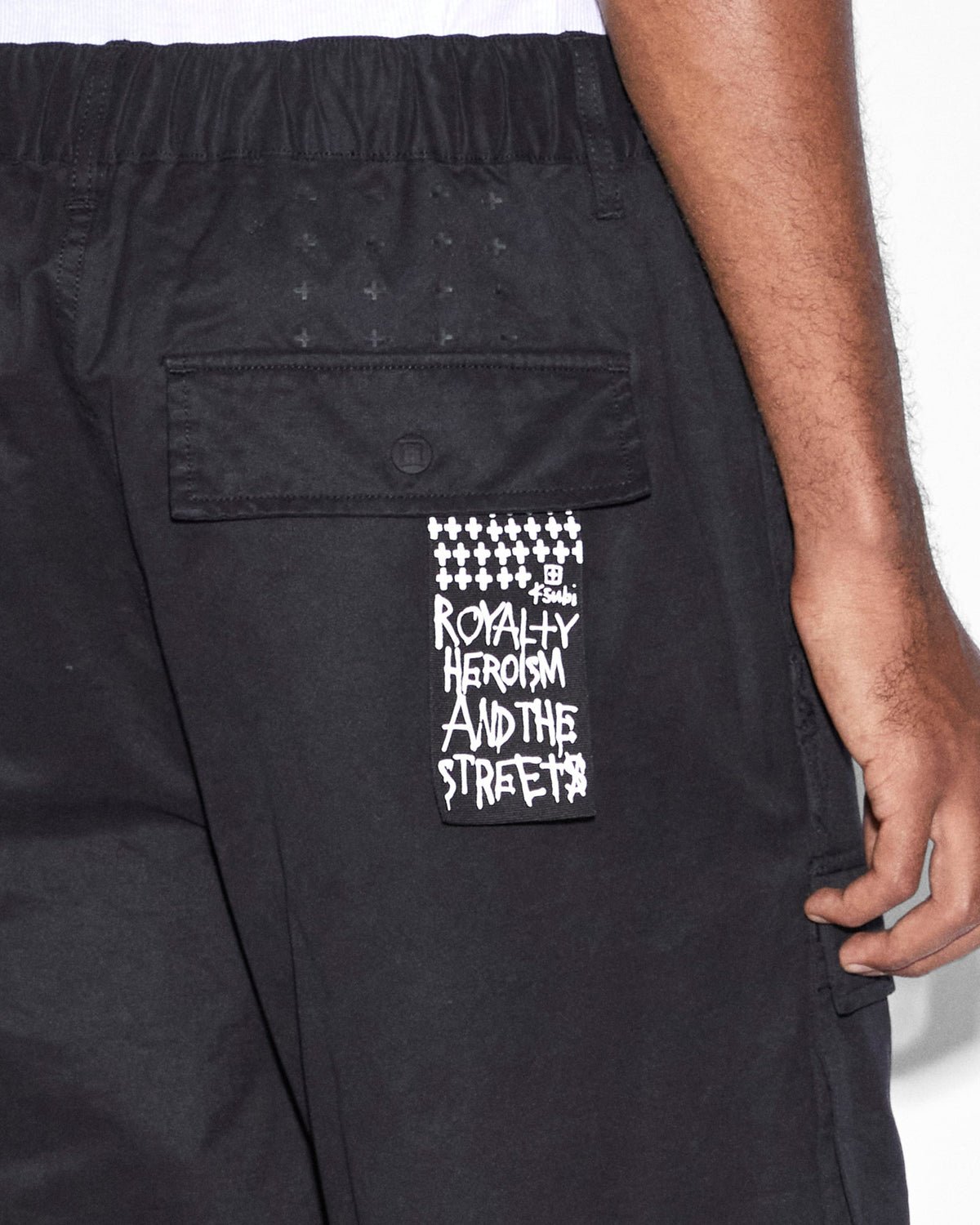 MENS SPEEDER FUGITIVE CARGO BLACK PANTS