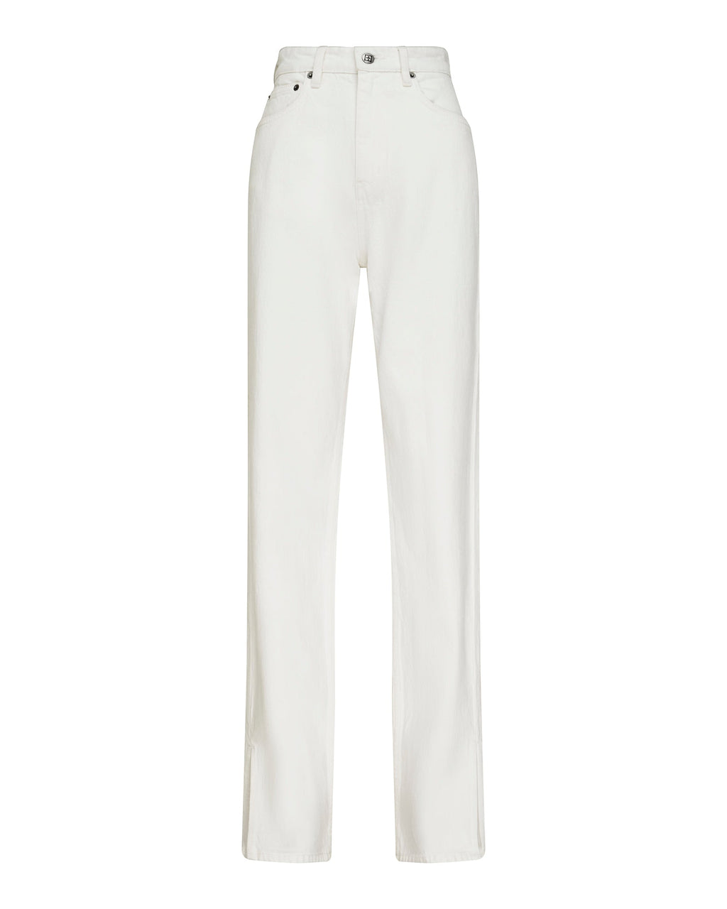 WOMENS PLAYBACK SPLITS ECRU DENIM JEANS