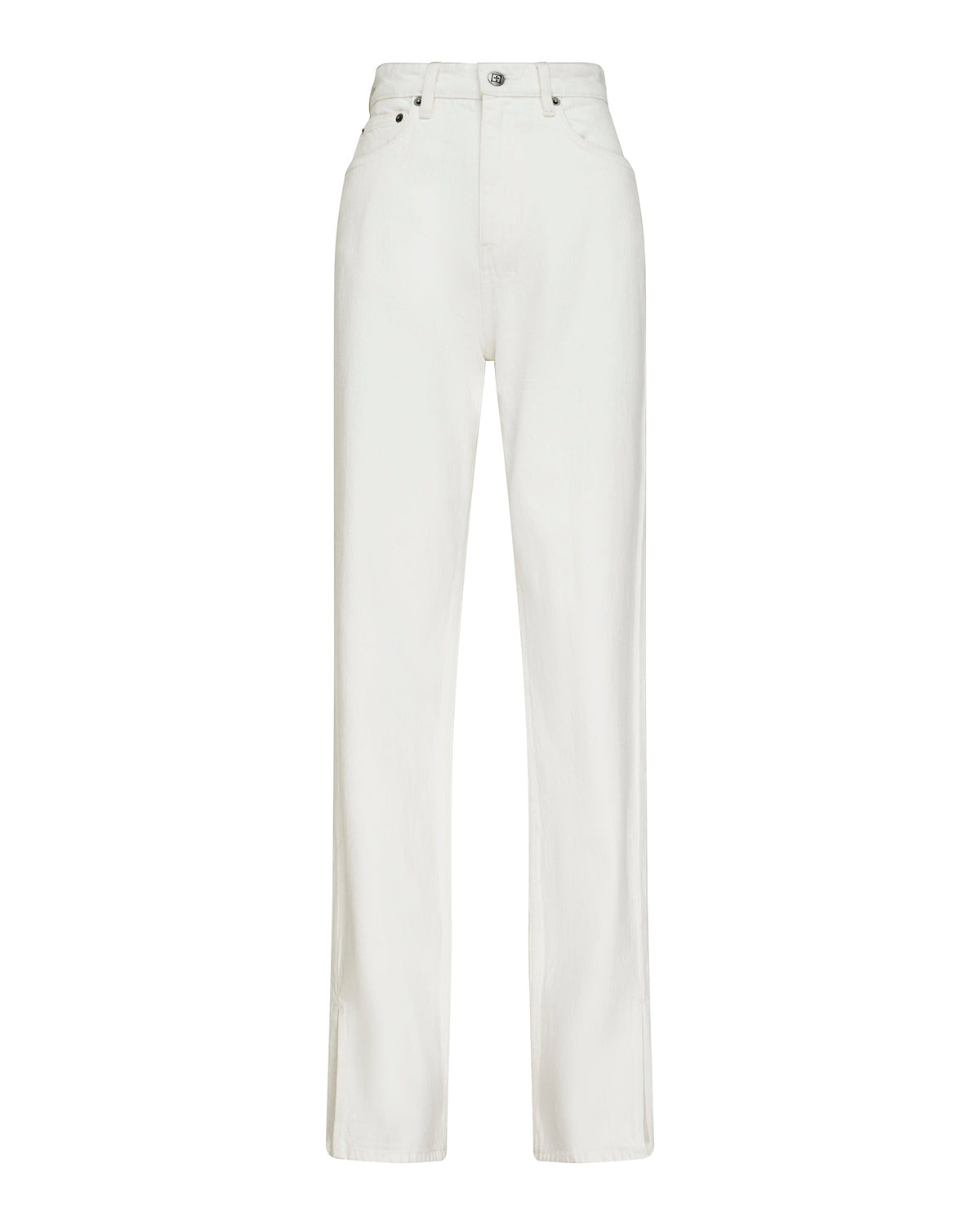 WOMENS PLAYBACK SPLITS ECRU DENIM JEANS