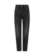 Womens Pointer Diablo Relaxed Tapered Denim Jeans - Black