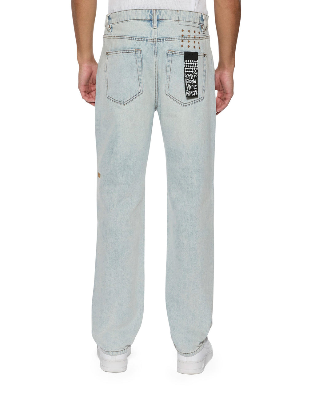 MENS HAZLOW FROST BLUE DENIM JEANS