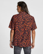 MENS FIRE RESORT SS SHIRT ORANGE SHIRTS