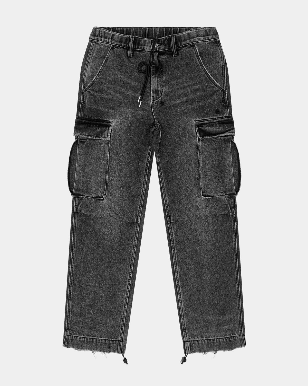 MENS RIOT CARGO PANT ANGST BLACK PANTS
