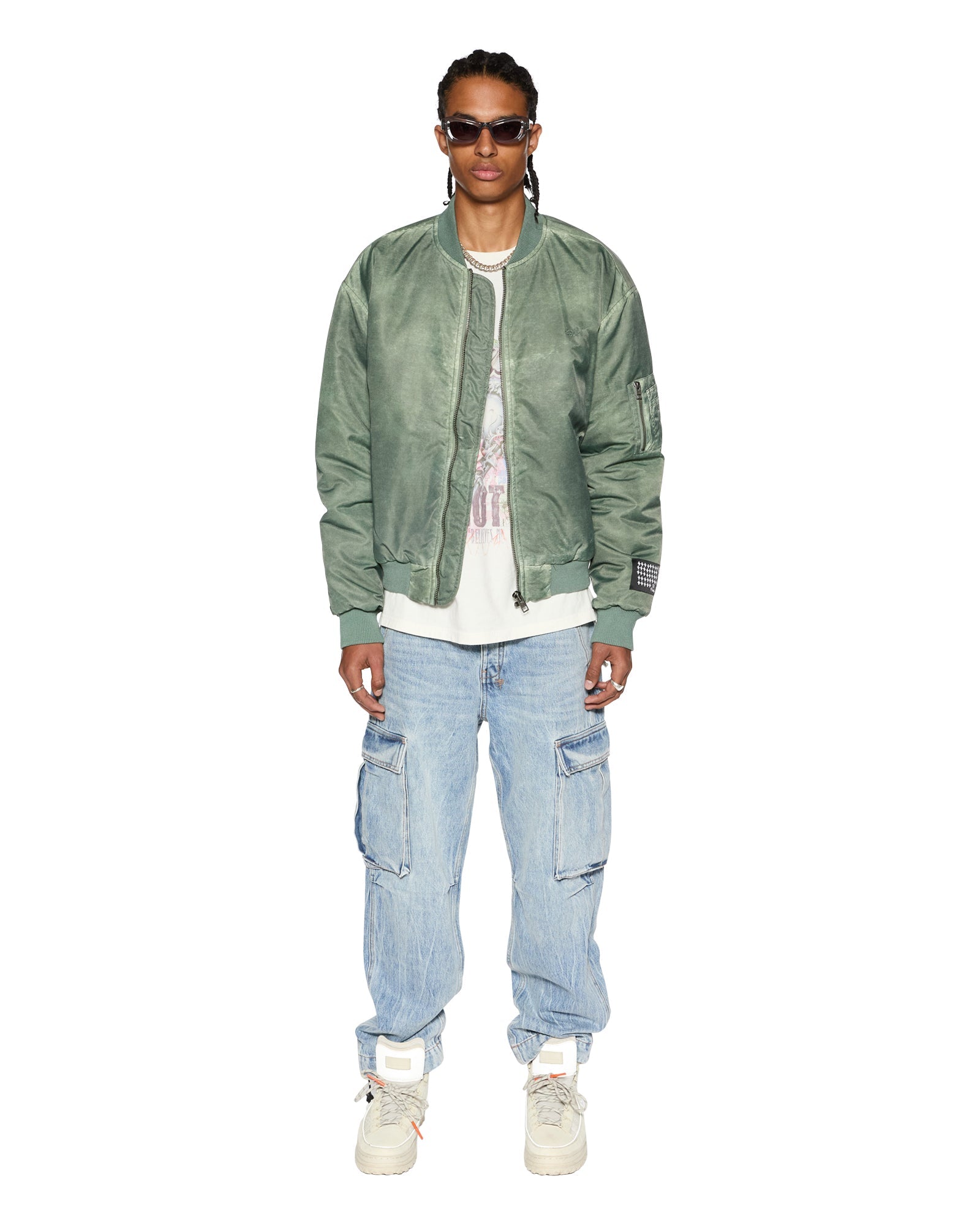 ROYALTY BOMBER KHAKI OVERDYE