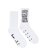 ROYALTY KSOCKS WHITE/BLACK ACCESSORIES