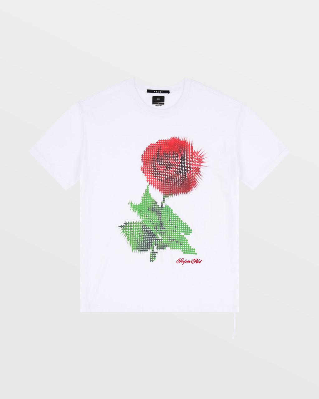 MENS PIXEL BIGGIE SS TEE TRU WHITE TEES